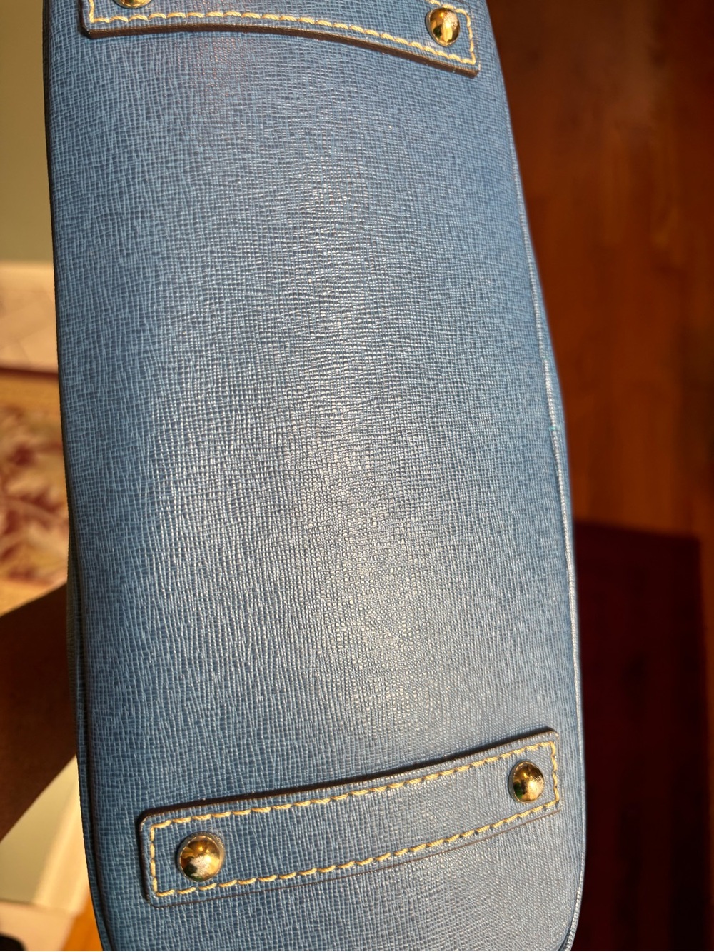 Dooney & Bourke Navy Saffiano Dome Satchel - Picture 9 of 9